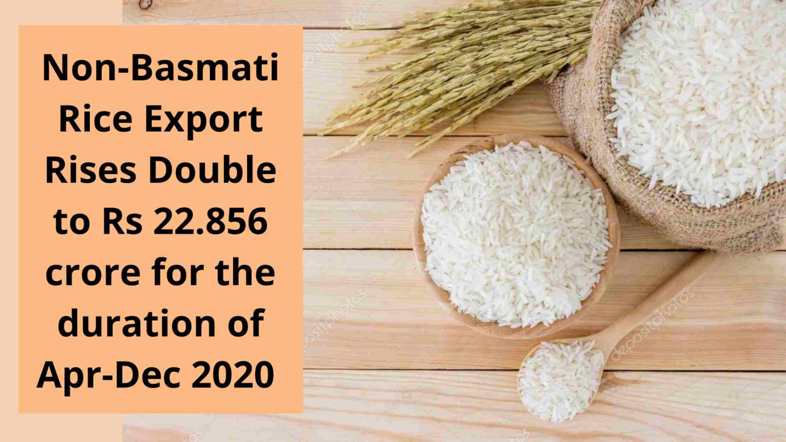 Export of non-basmati rice rise high