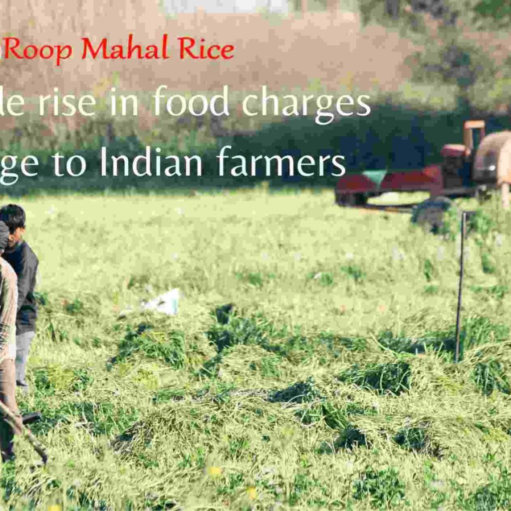 food charges advantage Indian farmers
