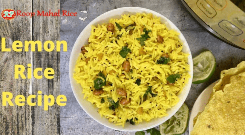 Lemon Rice Reciepe by Ropp Mahal Rice