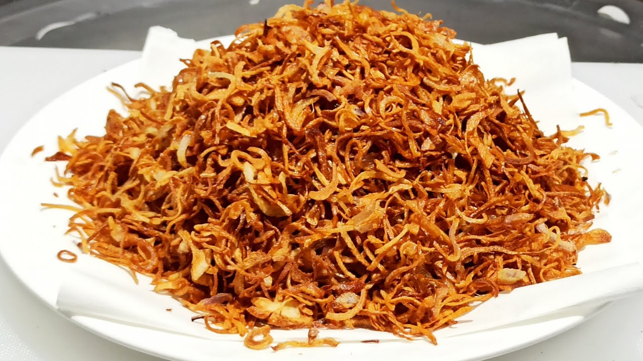 golden fried onions (BIRISTA Recipe)