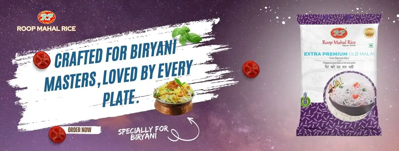 Buy Best Biryani Rice From Roop mahal rice at best Price
